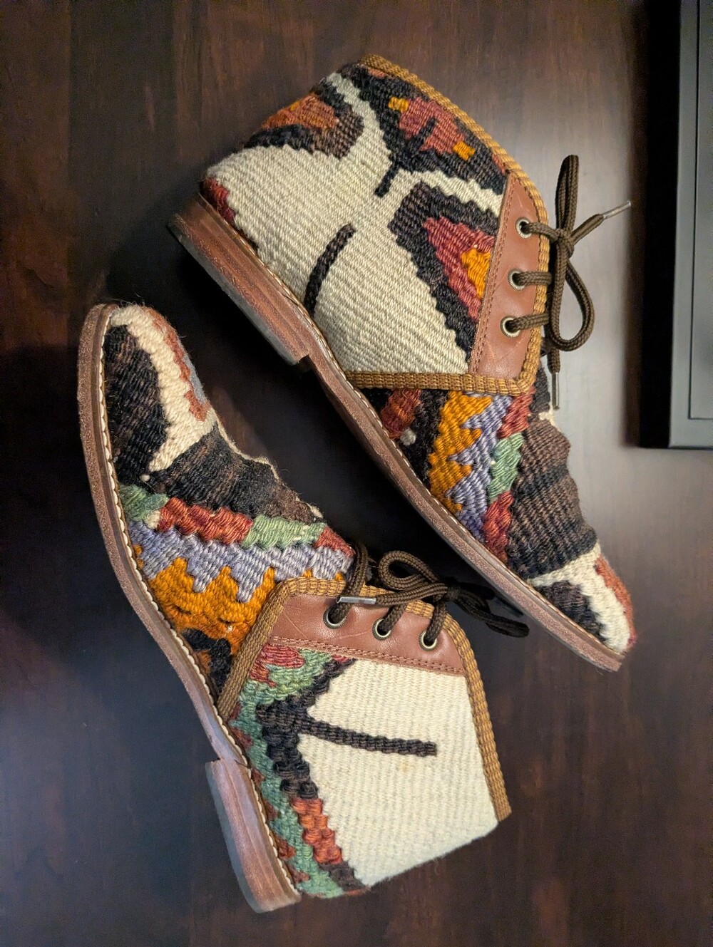 β’ Res Ipsa β’ Chukka Ankle Boots Woven Aztec 8